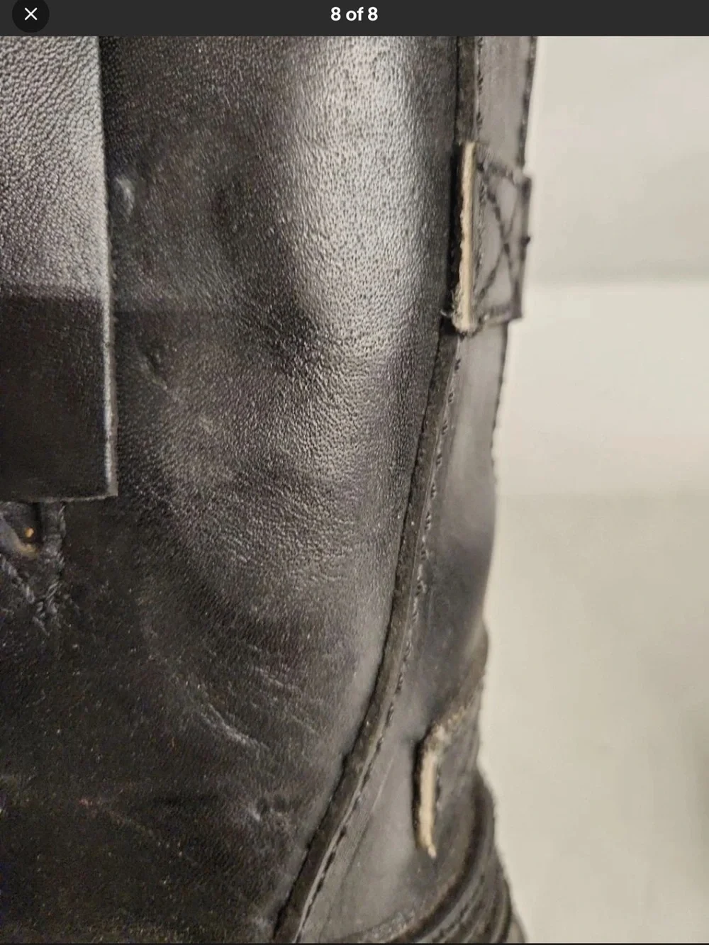 Distressed Classic Harley-Davidson Men's Black Boots Size 11.5